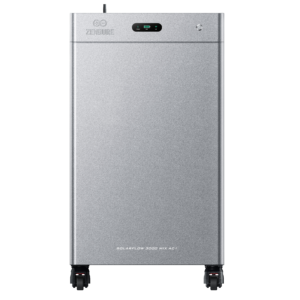 Vooraanzicht van de thuisbatterij Zendure SolarFlow 3000 Mix AC+
