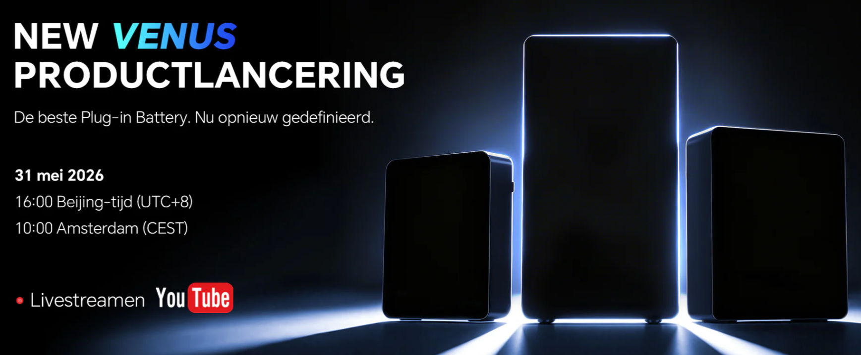Marstek Venus E lancering. Nieuw producten